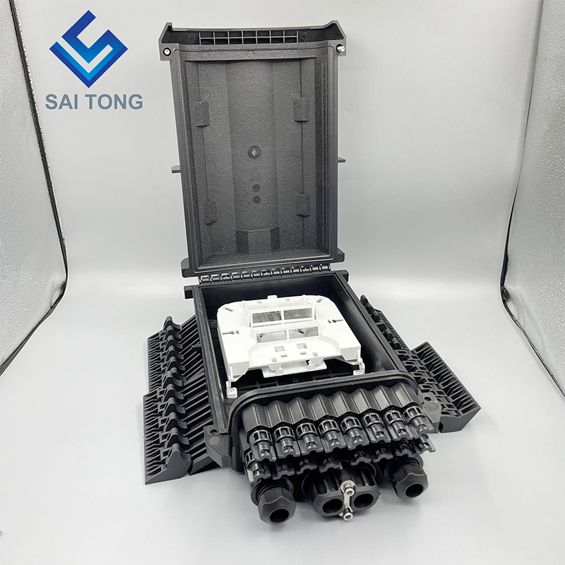 Saitong Fiber Optical 16 Core Split Inclosure Splitter Box Caja Nap Box PLC Splitter Fiber Optic Distribution Box