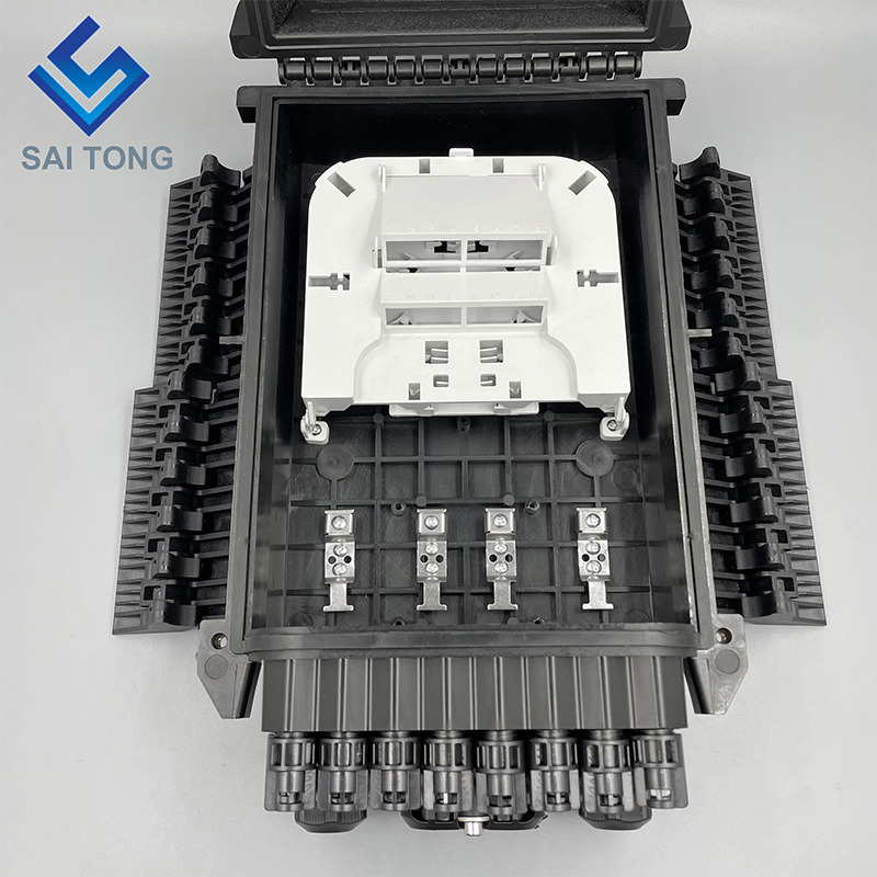 Saitong Fiber Optical 16 Core Split Inclosure Splitter Box Caja Nap Box PLC Splitter Fiber Optic Distribution Box