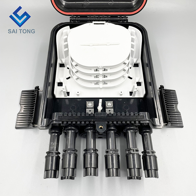 Sydamerika FTTH 2/8 Port Fibra Optica Cajas Terminal Vattentät Fiber IP68 Distributionsbox Ny skarv med fläns huawei