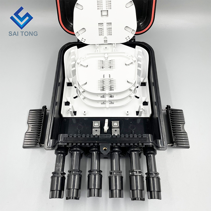 Sydamerika FTTH 2/8 Port Fibra Optica Cajas Terminal Vattentät Fiber IP68 Distributionsbox Ny skarv med fläns huawei