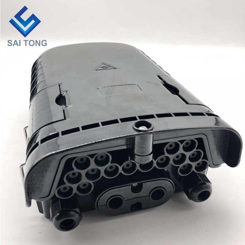 Saitong Made16 Core fiberoptisk kapsling PLC FTTH FTTX FTTP Fibertermineringsbox IP65 Utomhusoptisk fiberskarvlåda Nap