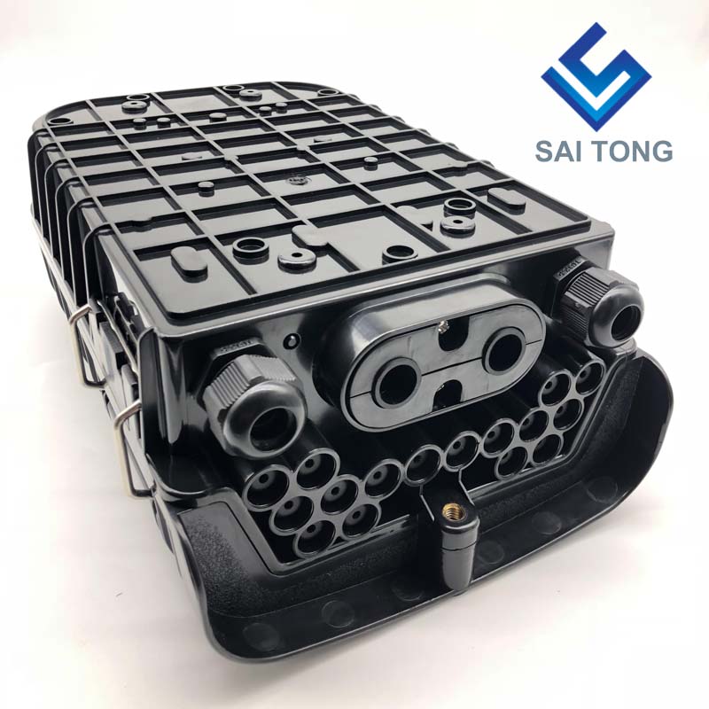 Saitong Made16 Core fiberoptisk kapsling PLC FTTH FTTX FTTP Fibertermineringsbox IP65 Utomhusoptisk fiberskarvlåda Nap