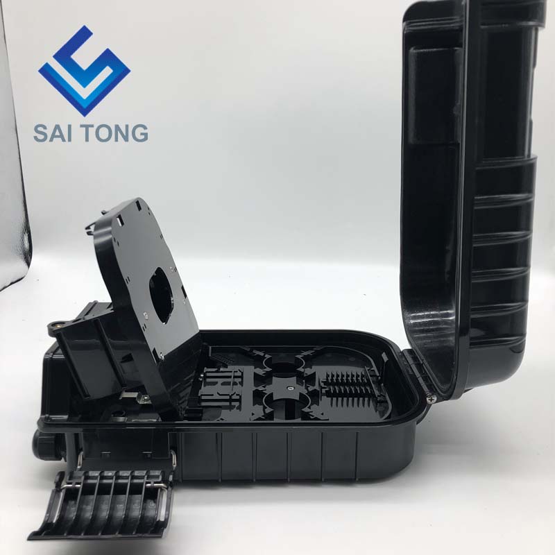 Saitong Made16 Core fiberoptisk kapsling PLC FTTH FTTX FTTP Fibertermineringsbox IP65 Utomhusoptisk fiberskarvlåda Nap