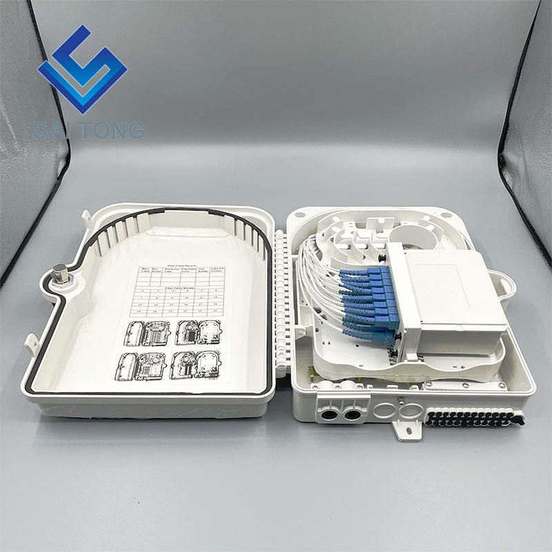 Hot Sale 24-kärnig optik fibertermineringsbox kommunikationsutrustning vattentät IP68 FTTH Optisk fiberkabel distributionsbox