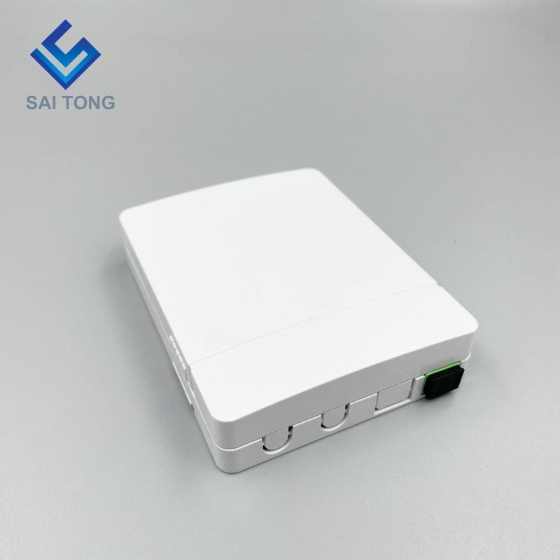 Ningbo Saitong Bra pris Mini 2 Core FTTH Optisk Fiber Termin Box Indoor Fiber Optic Terminal Distribution Box