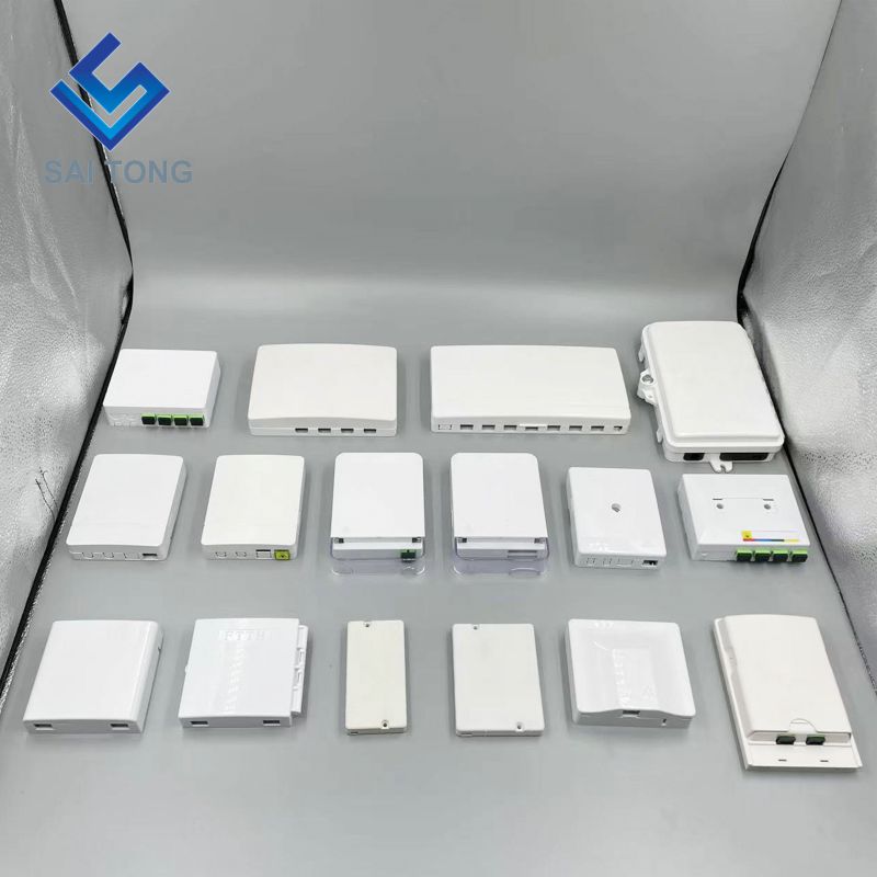 Ningbo Saitong Bra pris Mini 2 Core FTTH Optisk Fiber Termin Box Indoor Fiber Optic Terminal Distribution Box