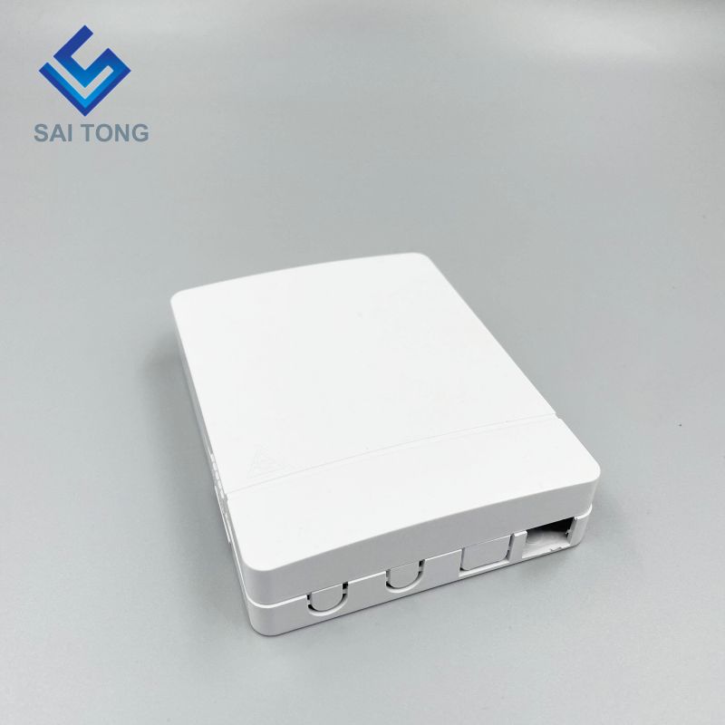 Ningbo Saitong Bra pris Mini 2 Core FTTH Optisk Fiber Termin Box Indoor Fiber Optic Terminal Distribution Box