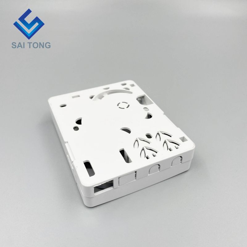 Ningbo Saitong Bra pris Mini 2 Core FTTH Optisk Fiber Termin Box Indoor Fiber Optic Terminal Distribution Box