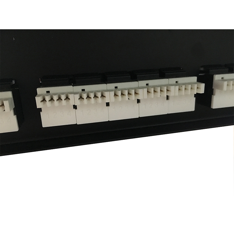 2U 19'' 50 Ports RJ11 Krone Jackor, Stålfäste Cat3 Patch Panel Blank Oskärmad utp Cat3 RJ11 Patch panel