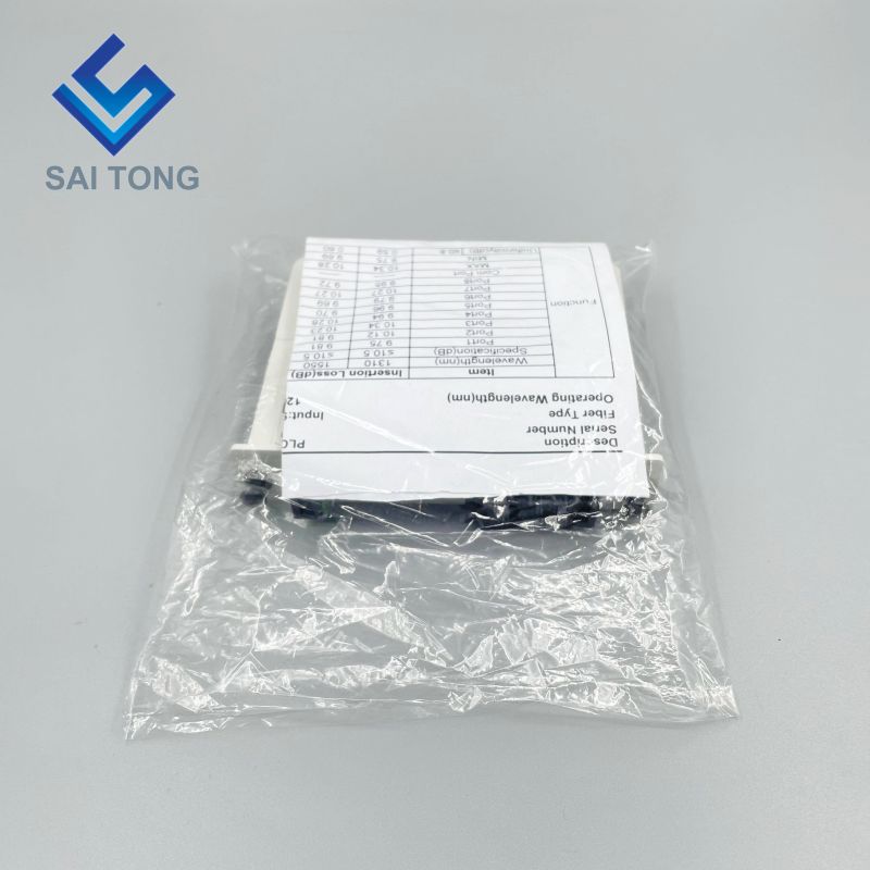 1:4 SC/UPC Rack Mount Plc Splitter ABS Box SC UPC Connectors Cassette Type 1X4 Optical Fiber Splitter