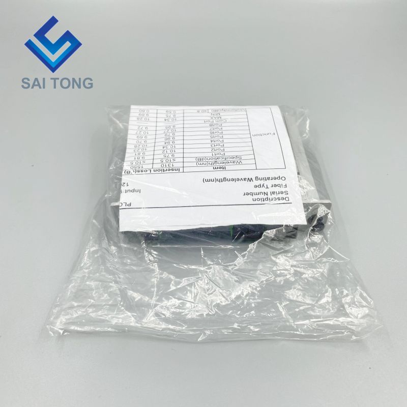 1:4 SC/APC Rack Mount Plc Splitter ABS Box SC UPC Connectors Cassette Type 1X4 Optical Fiber Splitter