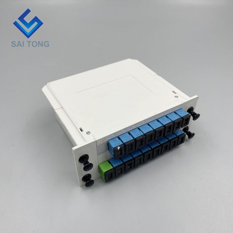 Optisk SC/UPC 1x16 LC LGX Box Typ 1:16 Kassettmodul PLC Fiberoptisk splitter